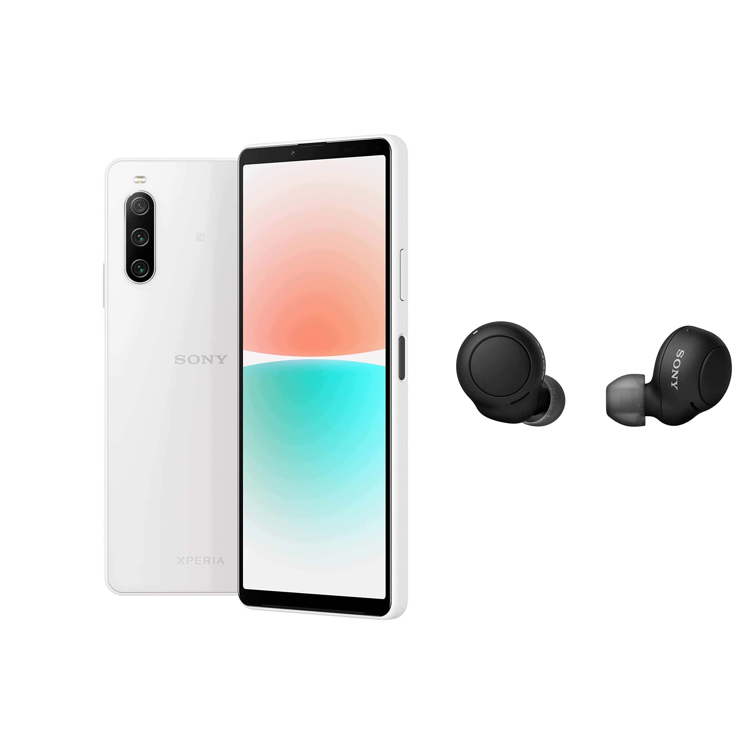 Sony Xperia 10 IV Bundle - 6 Inch 21:9 Wide OLED display - Triple